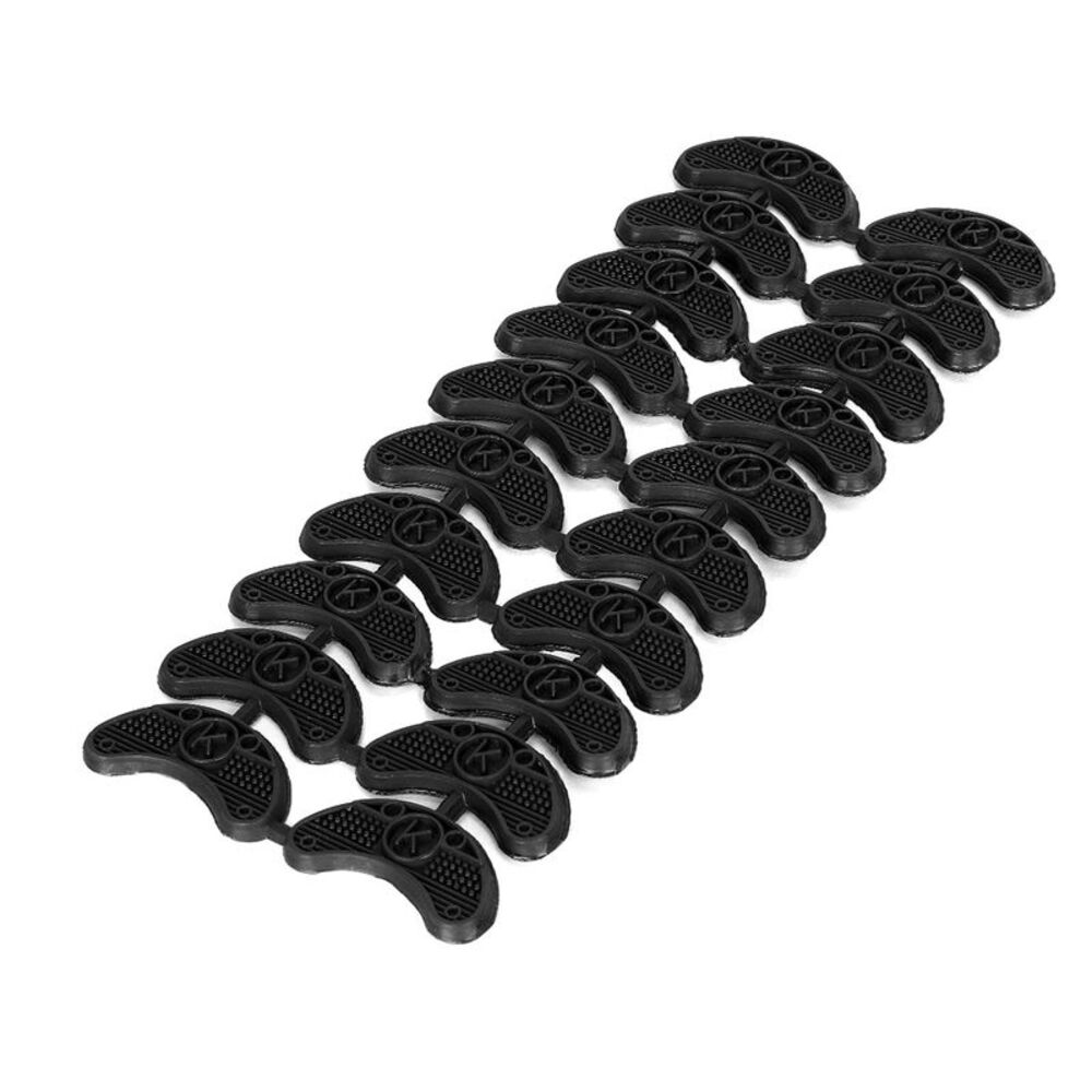 Antislip Rubber Shoes Sole Heel Plate Taps Repair Tips 20pcs Black